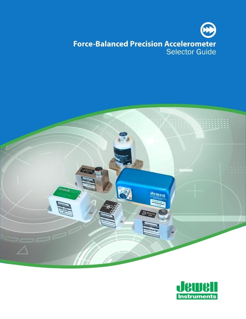Force Balanced Precision Accelerometer Selector Guide